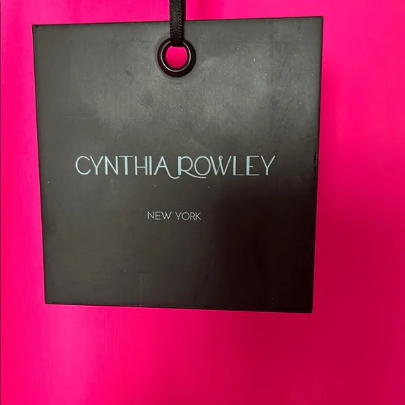 Cynthia Rowley Pink Fitted Long Sleeve Tee - Picture 2 of 3